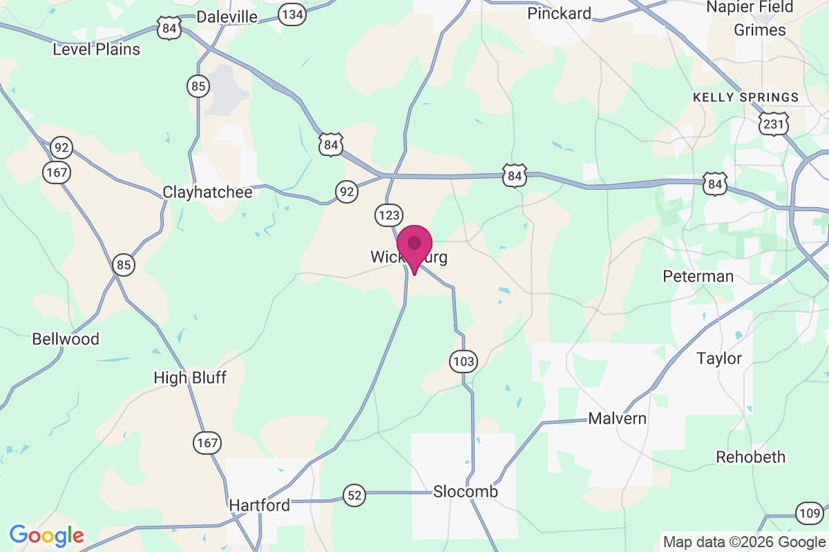 Wicksburg map