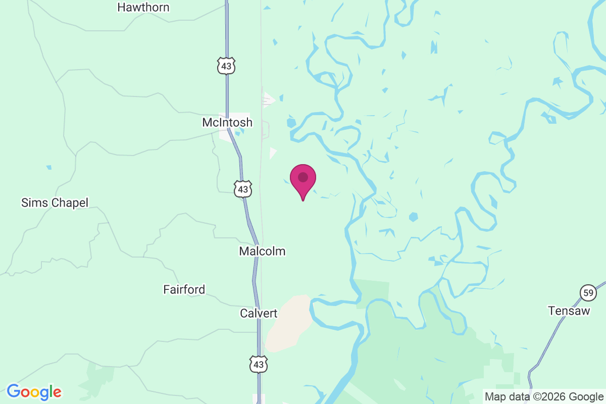 Pine Bluff Landing map
