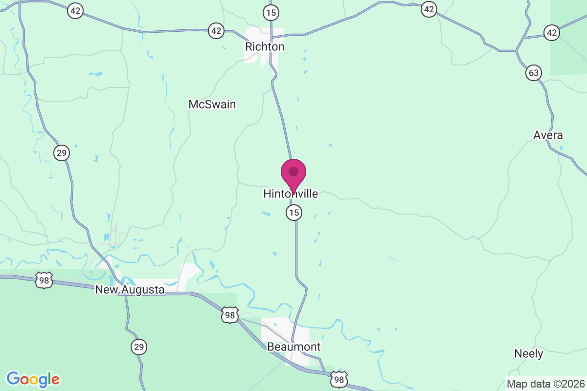 Hintonville map