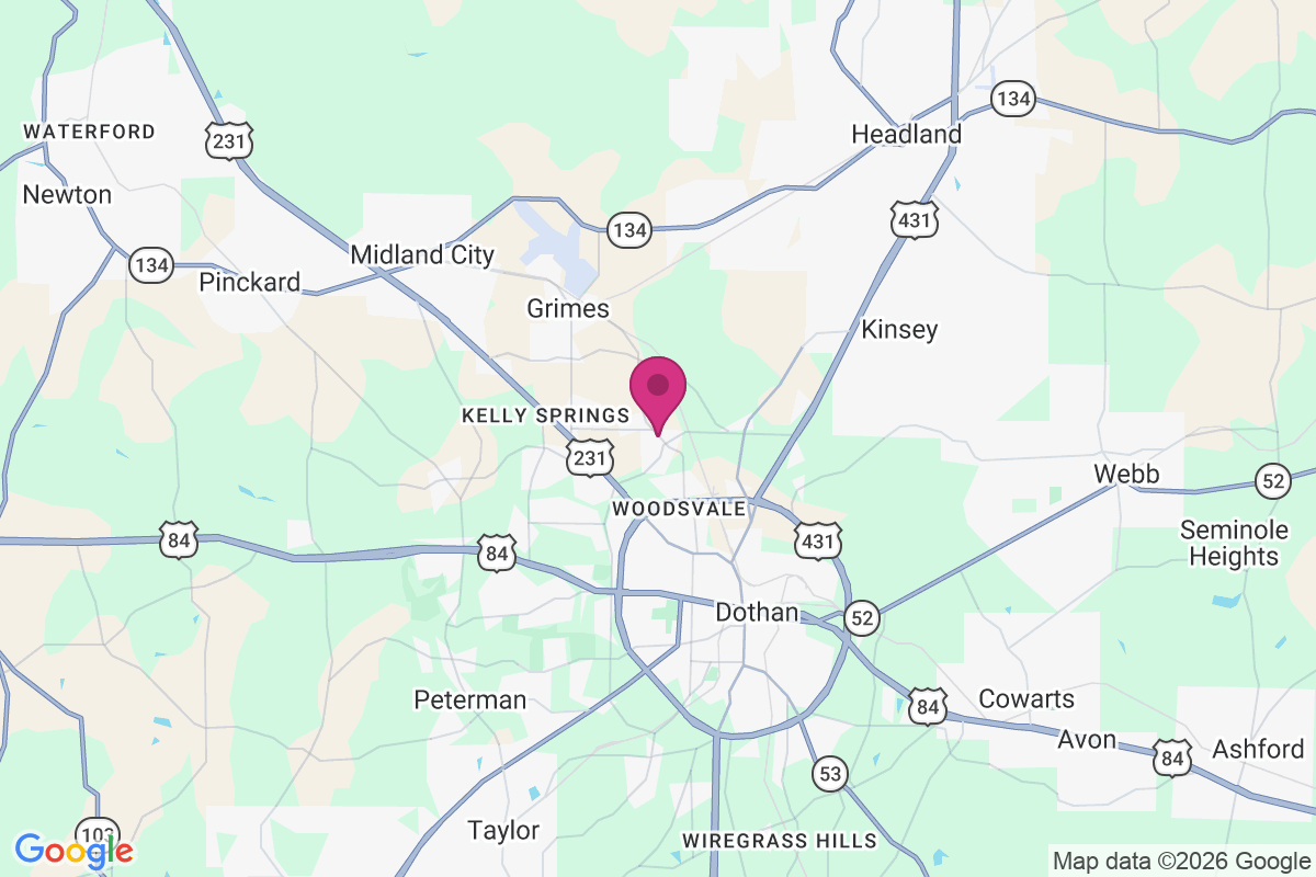 Denton Acres map