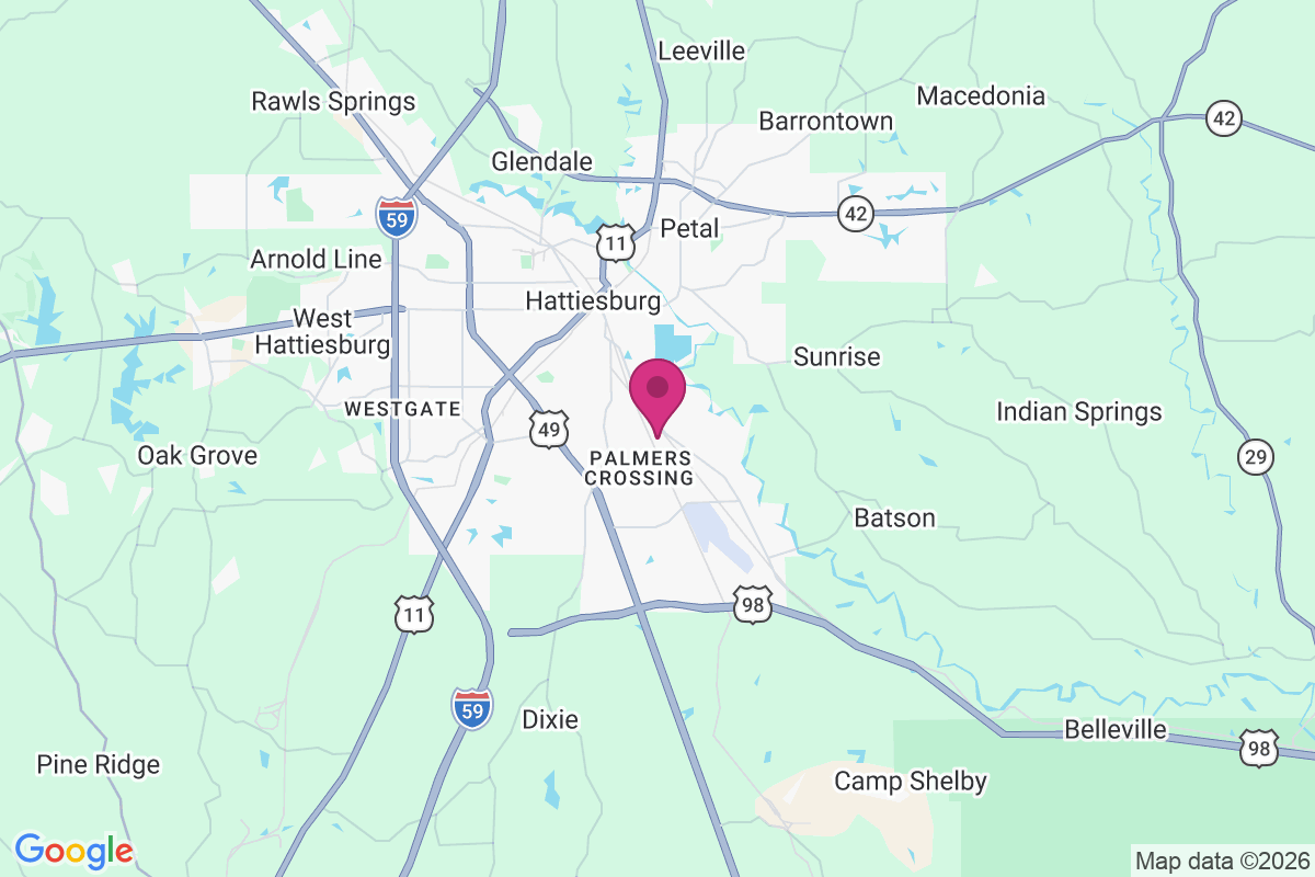 Dixie Pine map