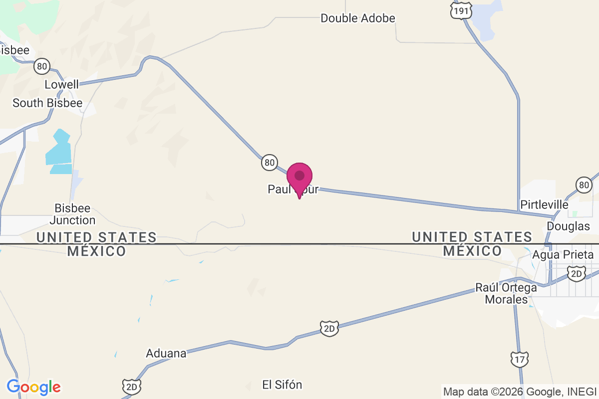Paul Spur map