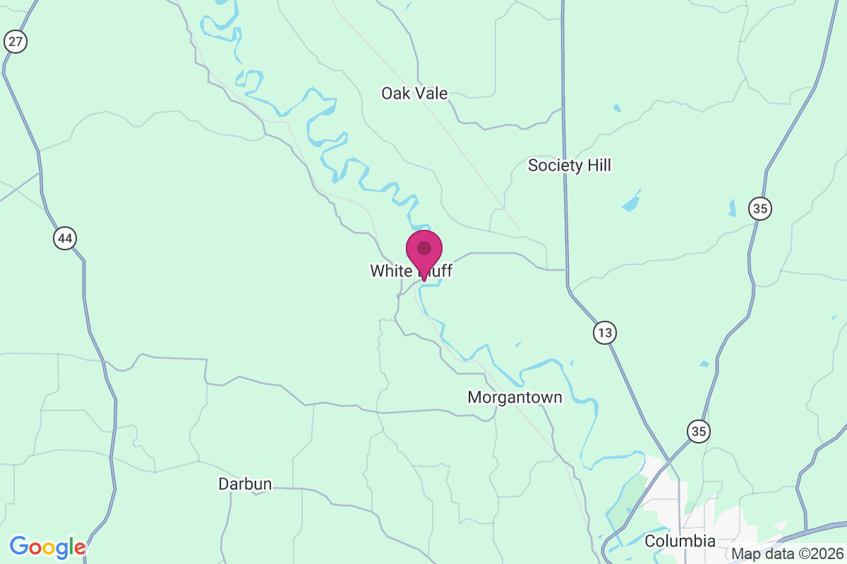 White Bluff map