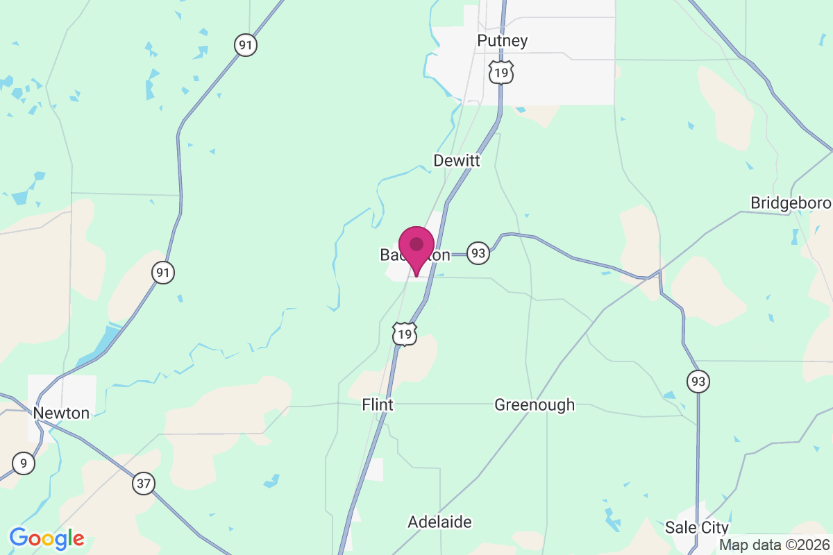 Baconton map