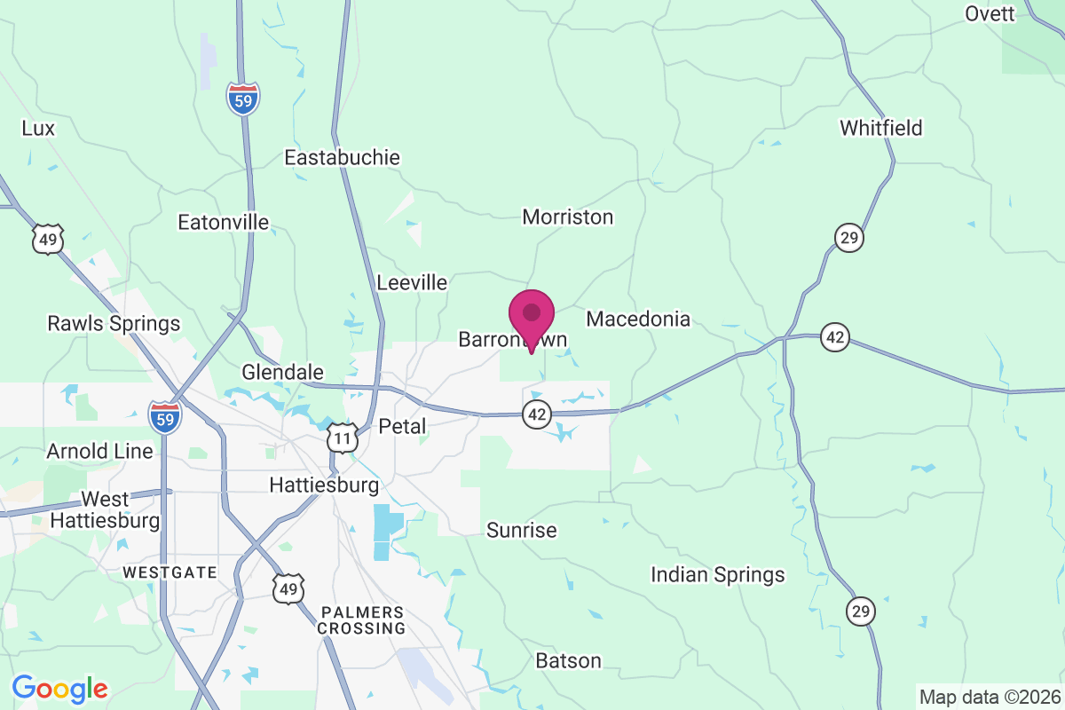 Barrontown map