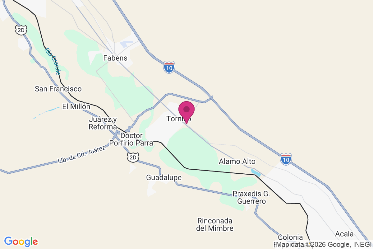 Tornillo map