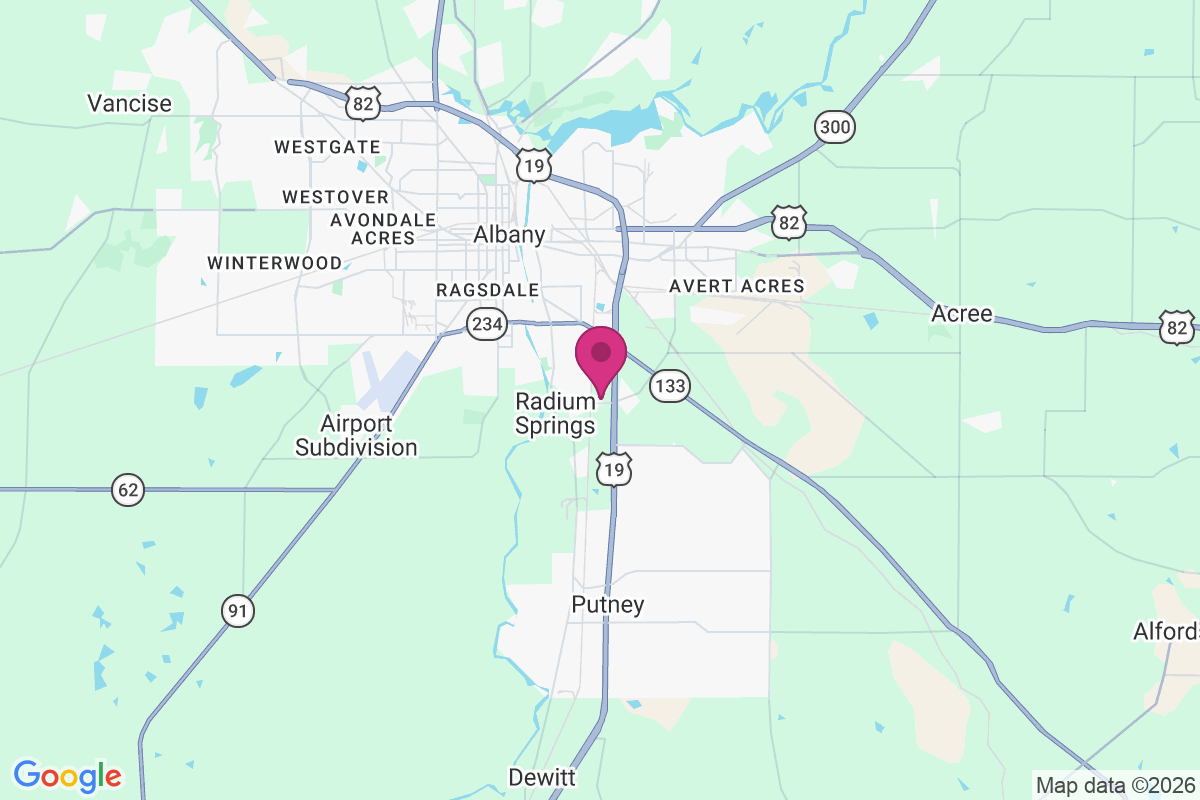 Radium Gardens map