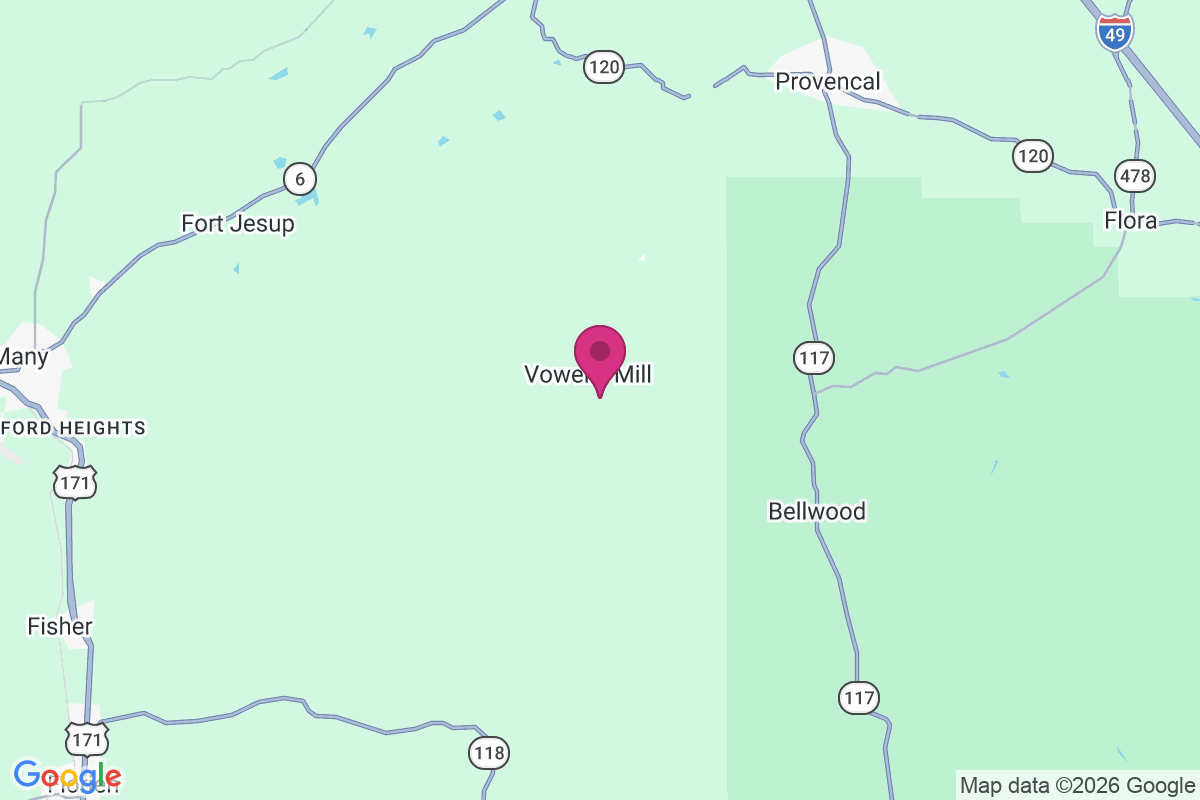 Vowells Mill map
