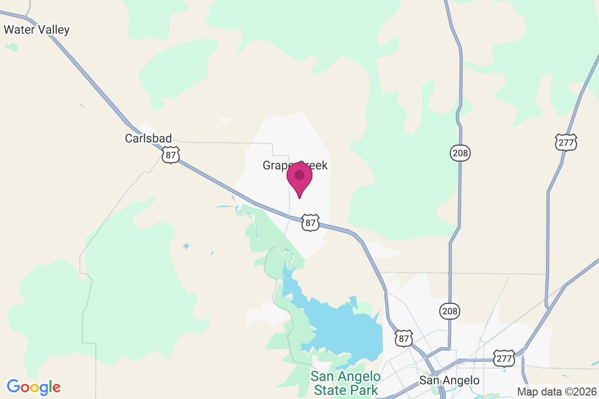 Grape Creek map