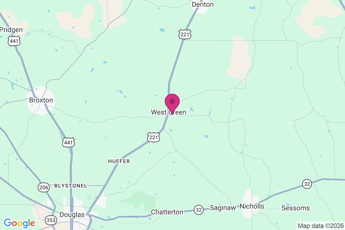 West Green map