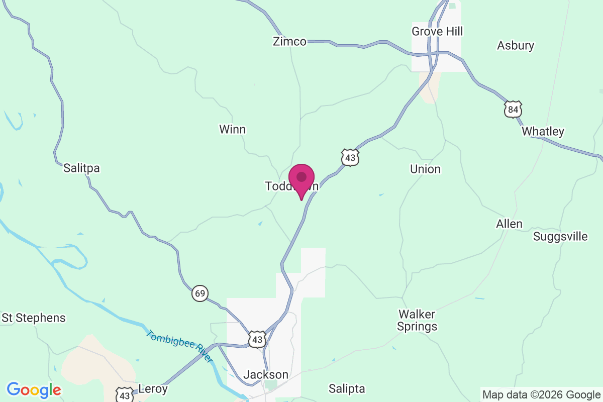 Toddtown map