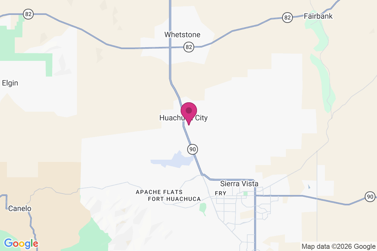 Huachuca City map