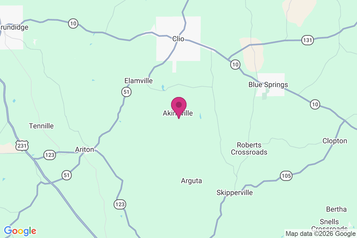 Akinsville map