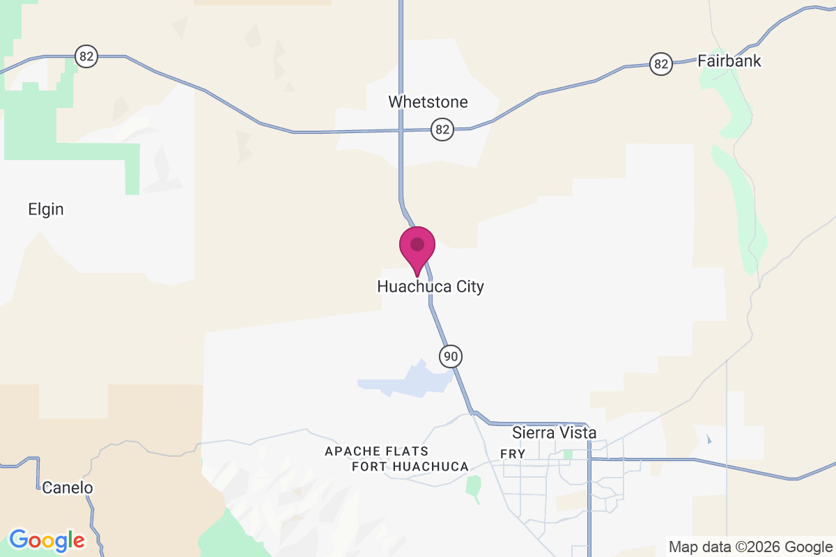 Huachuca City map