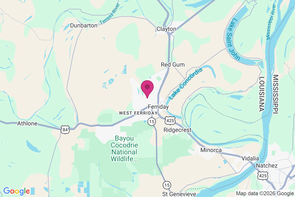 West Ferriday map