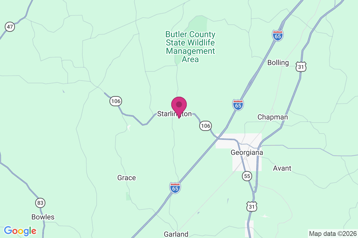 Starlington map