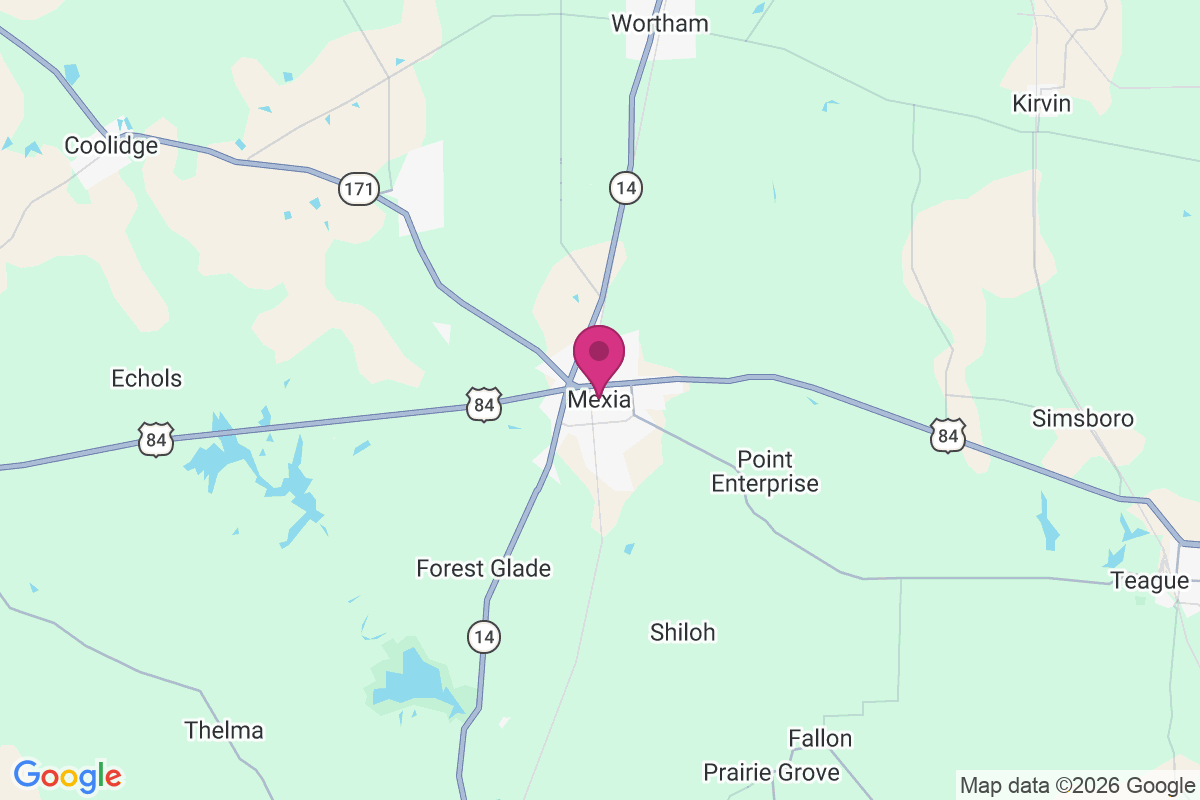 Mexia map