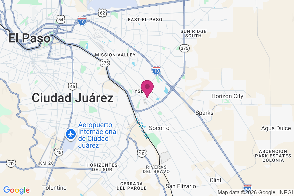 Ysleta map