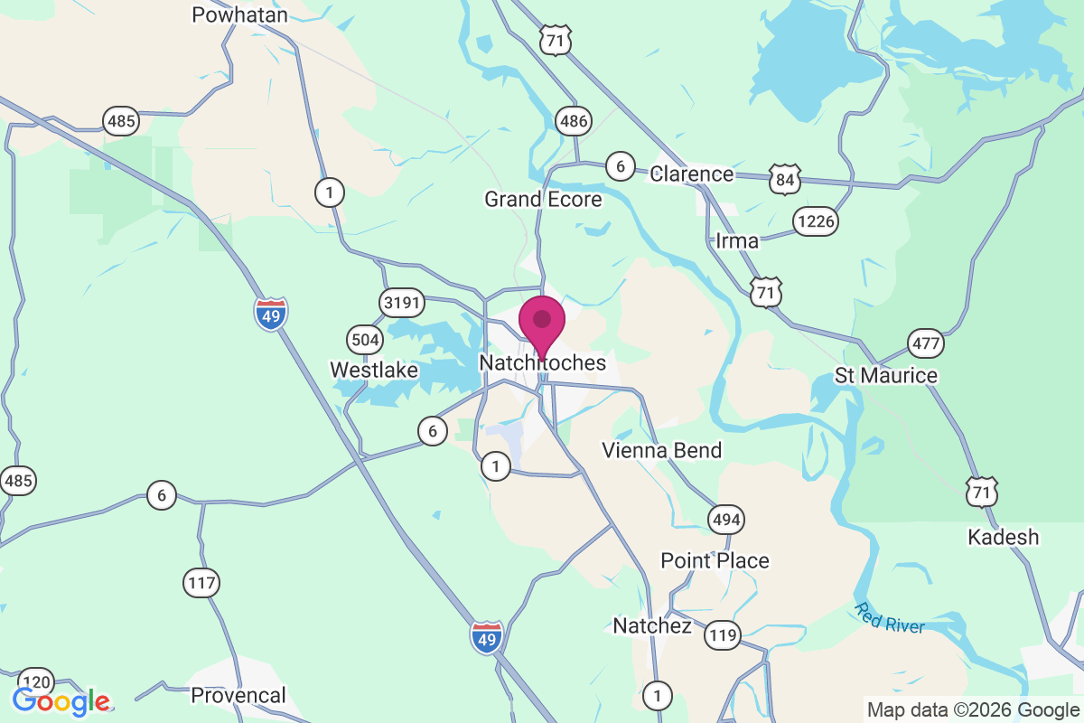 Natchitoches map