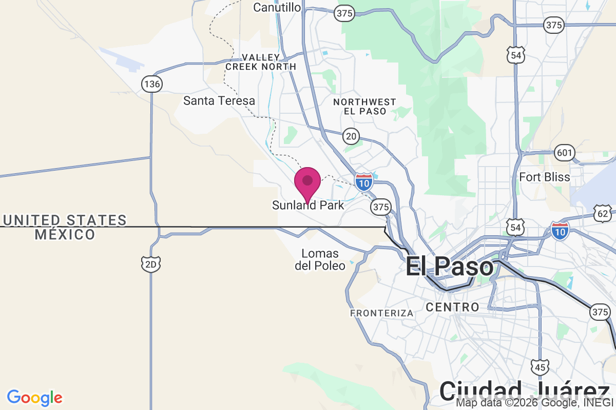 Sunland Park map