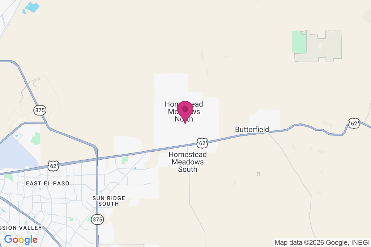 Homestead Meadows map