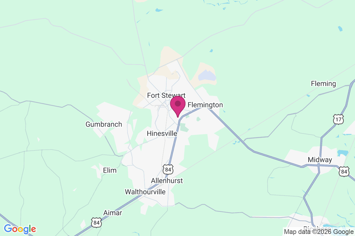 Hinesville map
