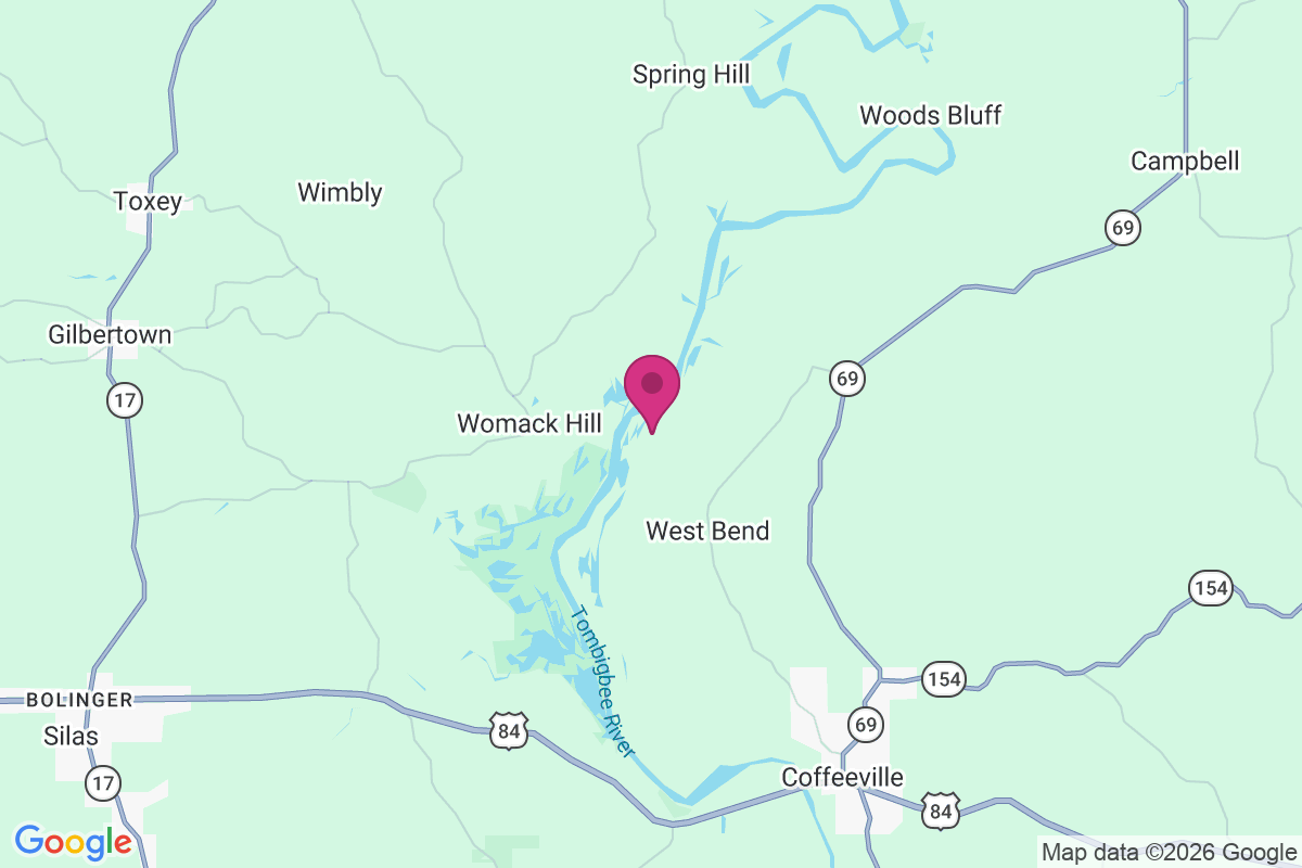 Lenoir Landing map