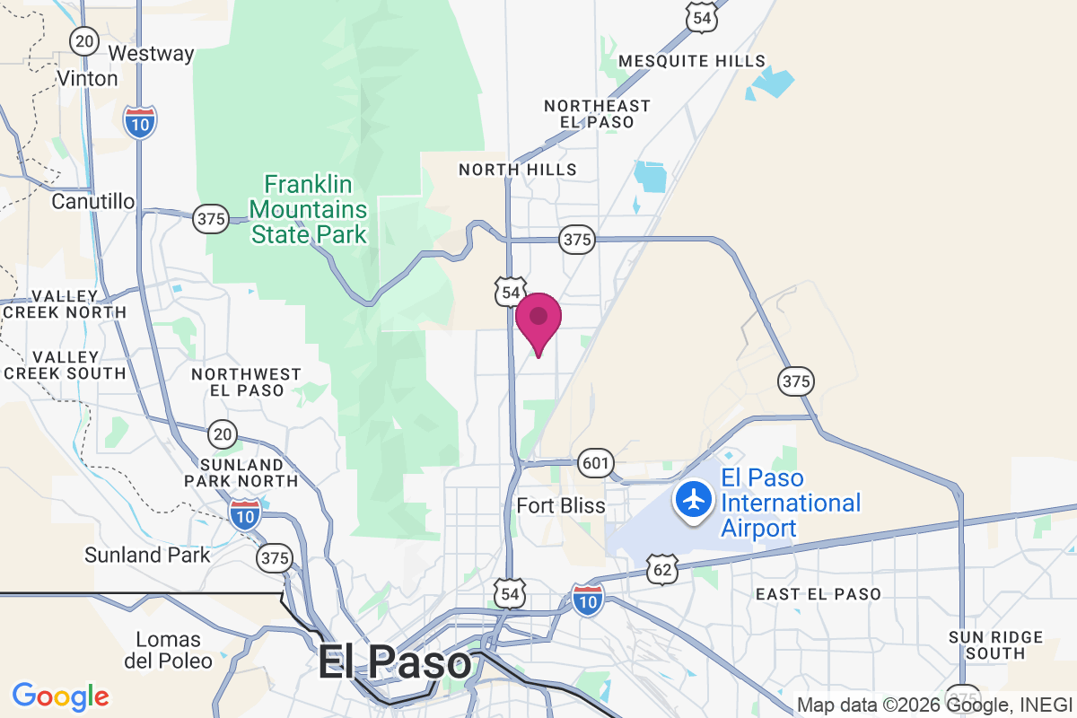 Del Norte Acres map