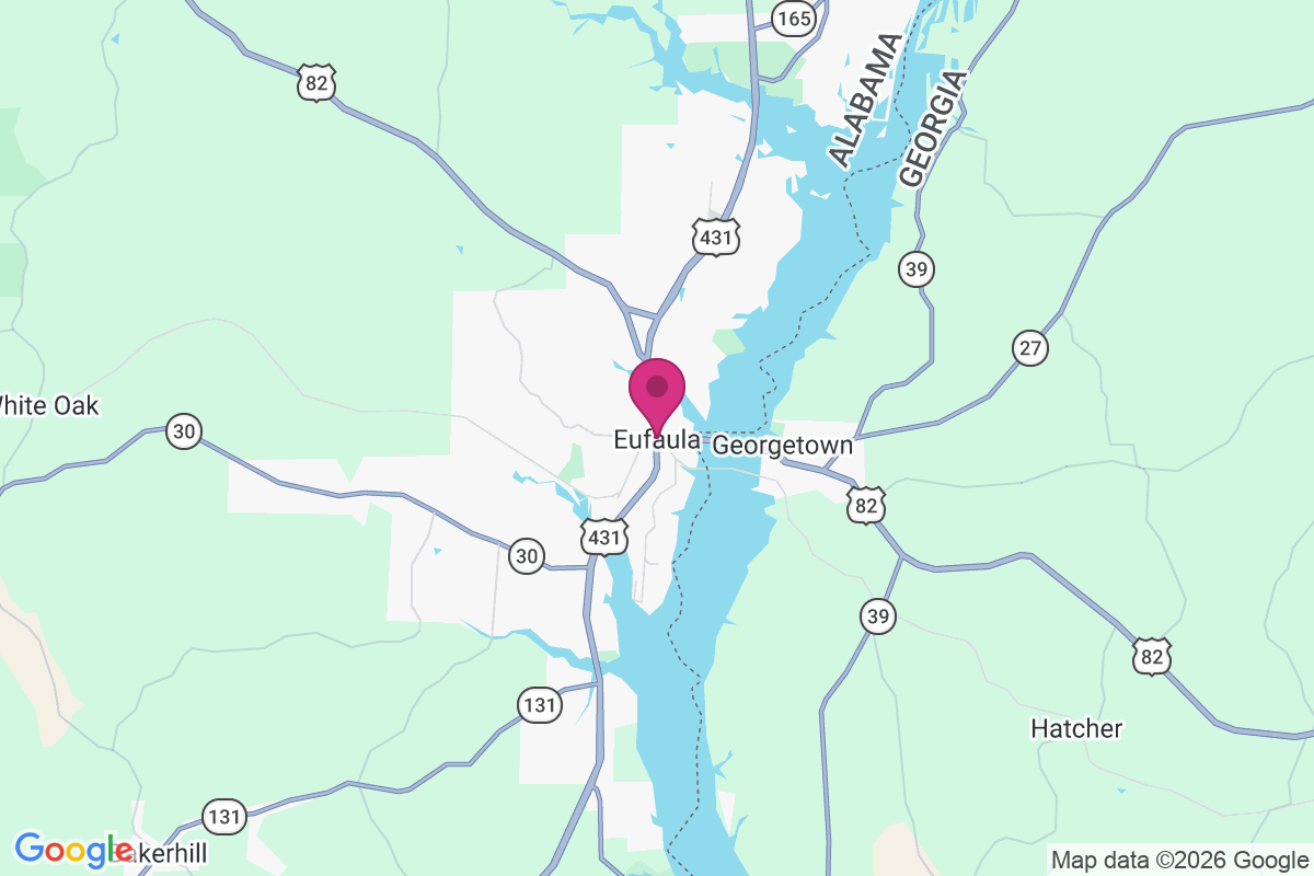 Eufaula map