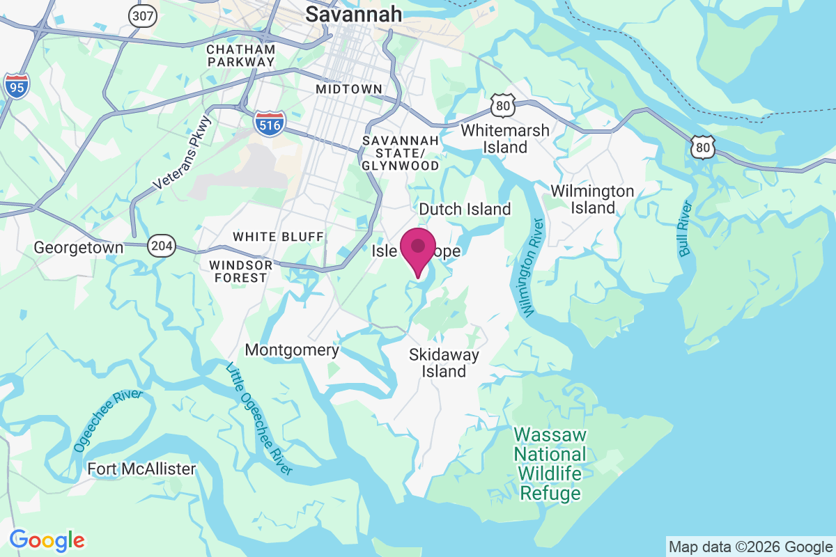 Wormsloe map