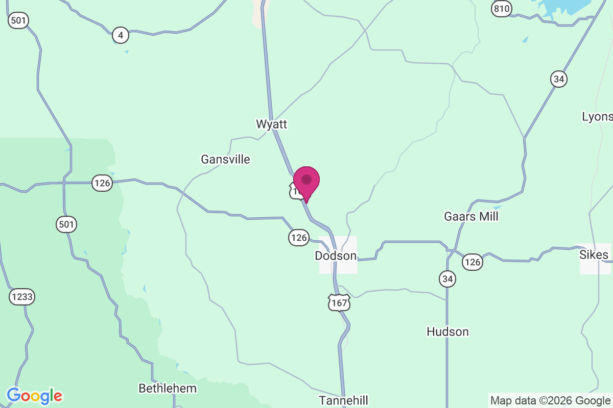 Milams map