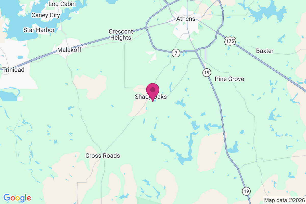 Shady Oaks map