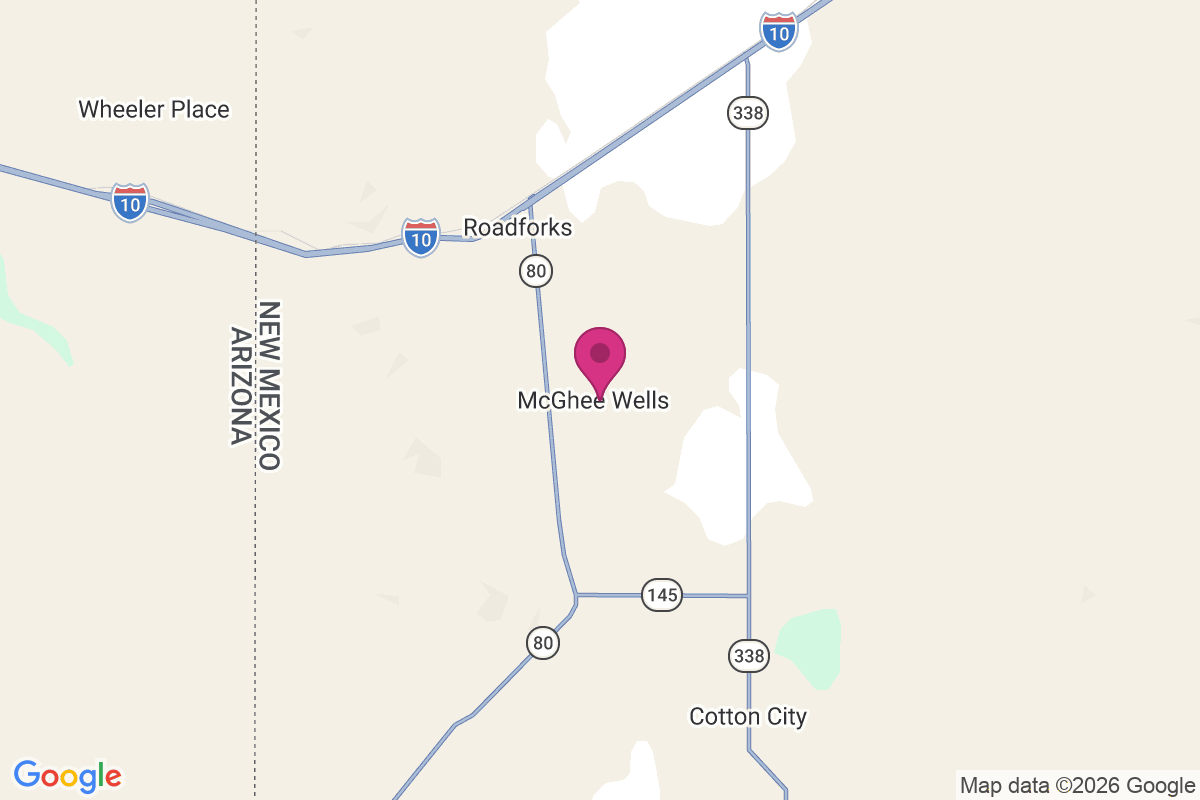 McGhee Wells map