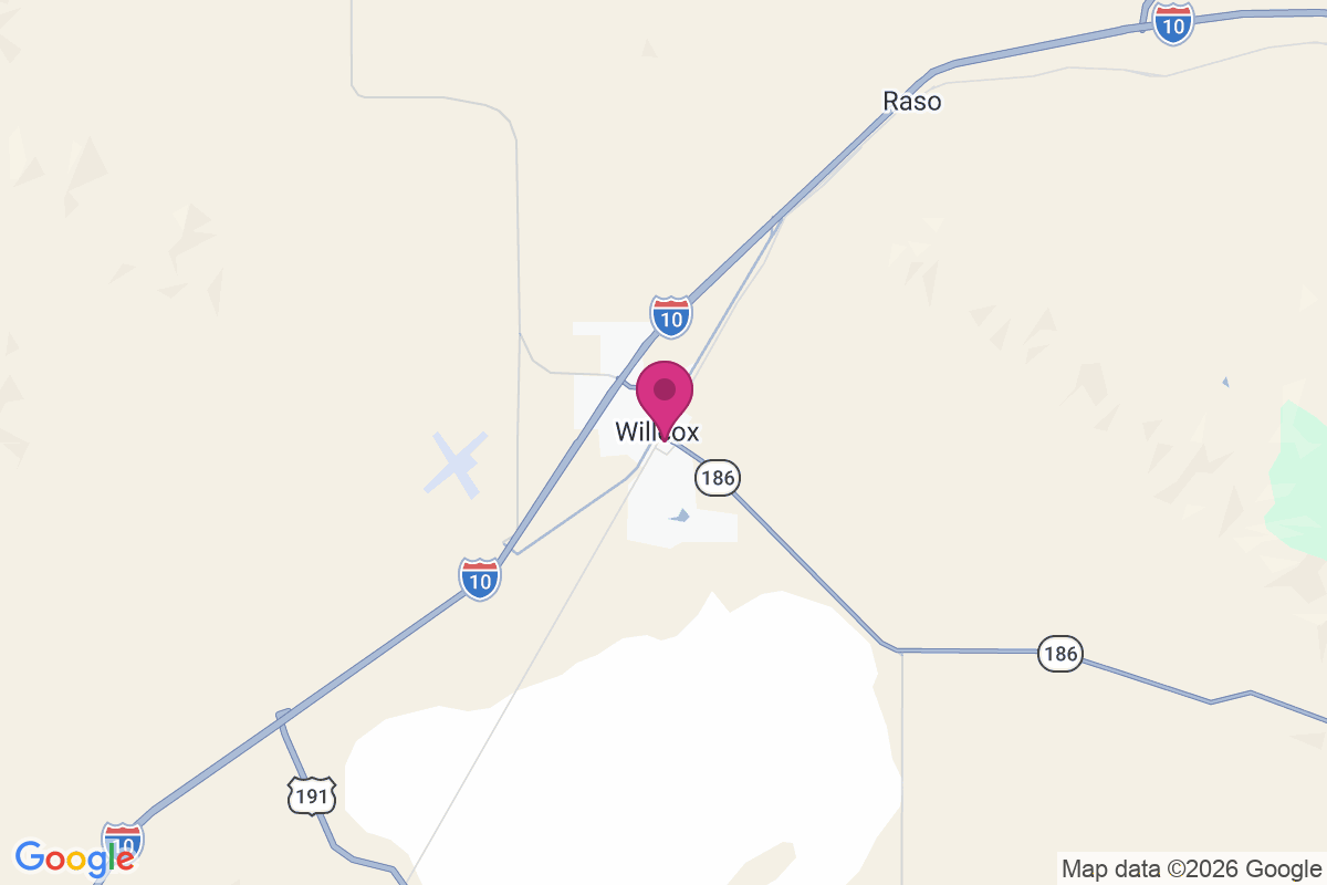 Willcox map