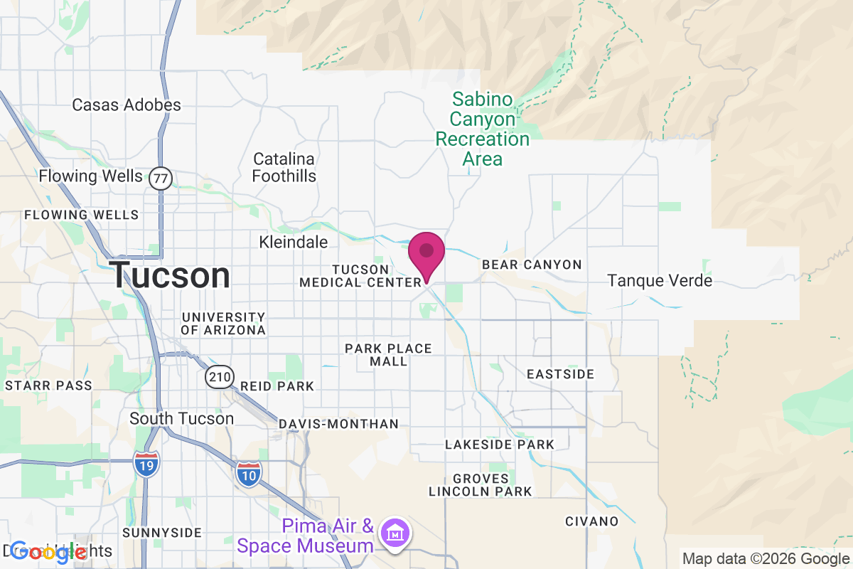 Tucson Country Club Estates map