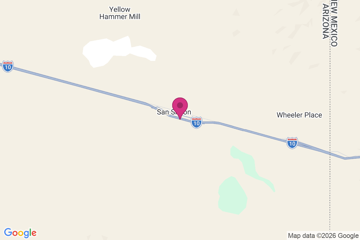 San Simon map