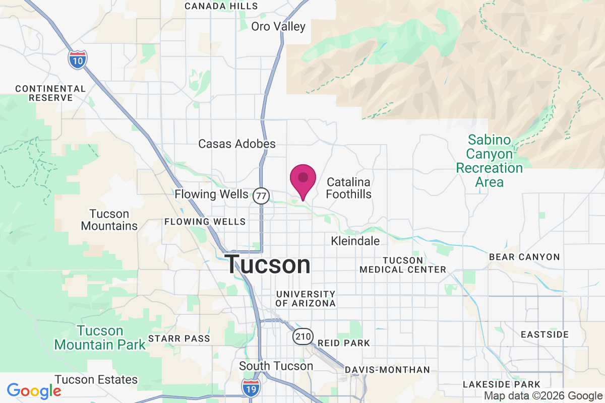 Oracle Foothills Estates map