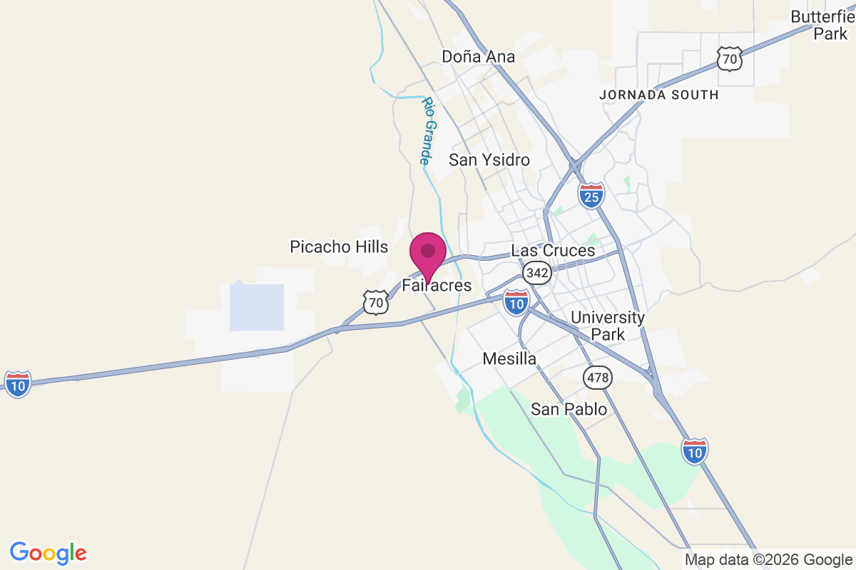 Fairacres map