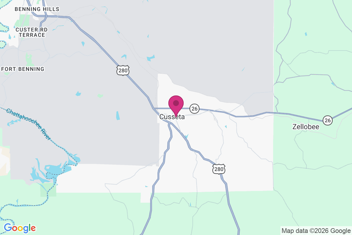 Cusseta map