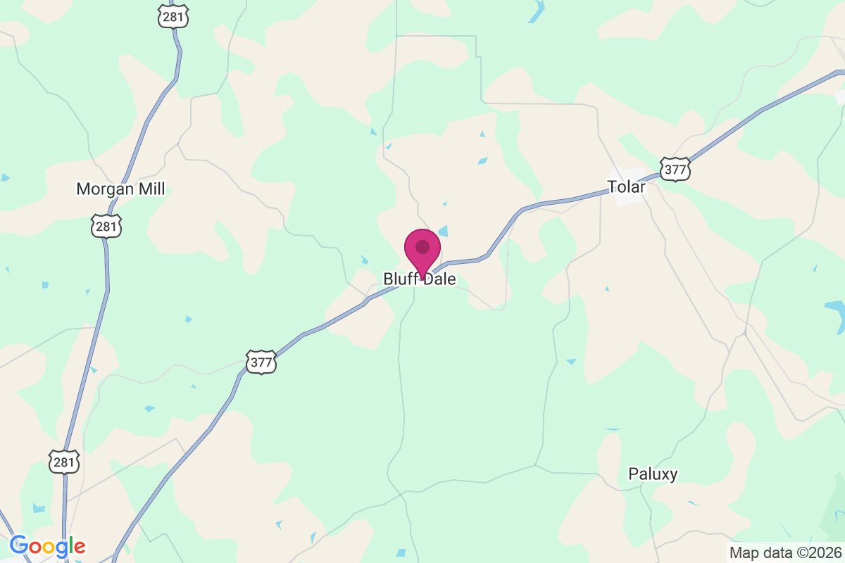 Bluff Dale map