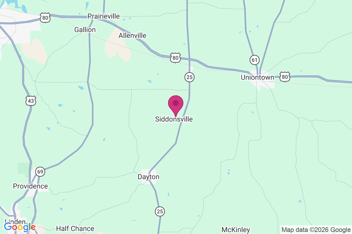 Siddonsville map