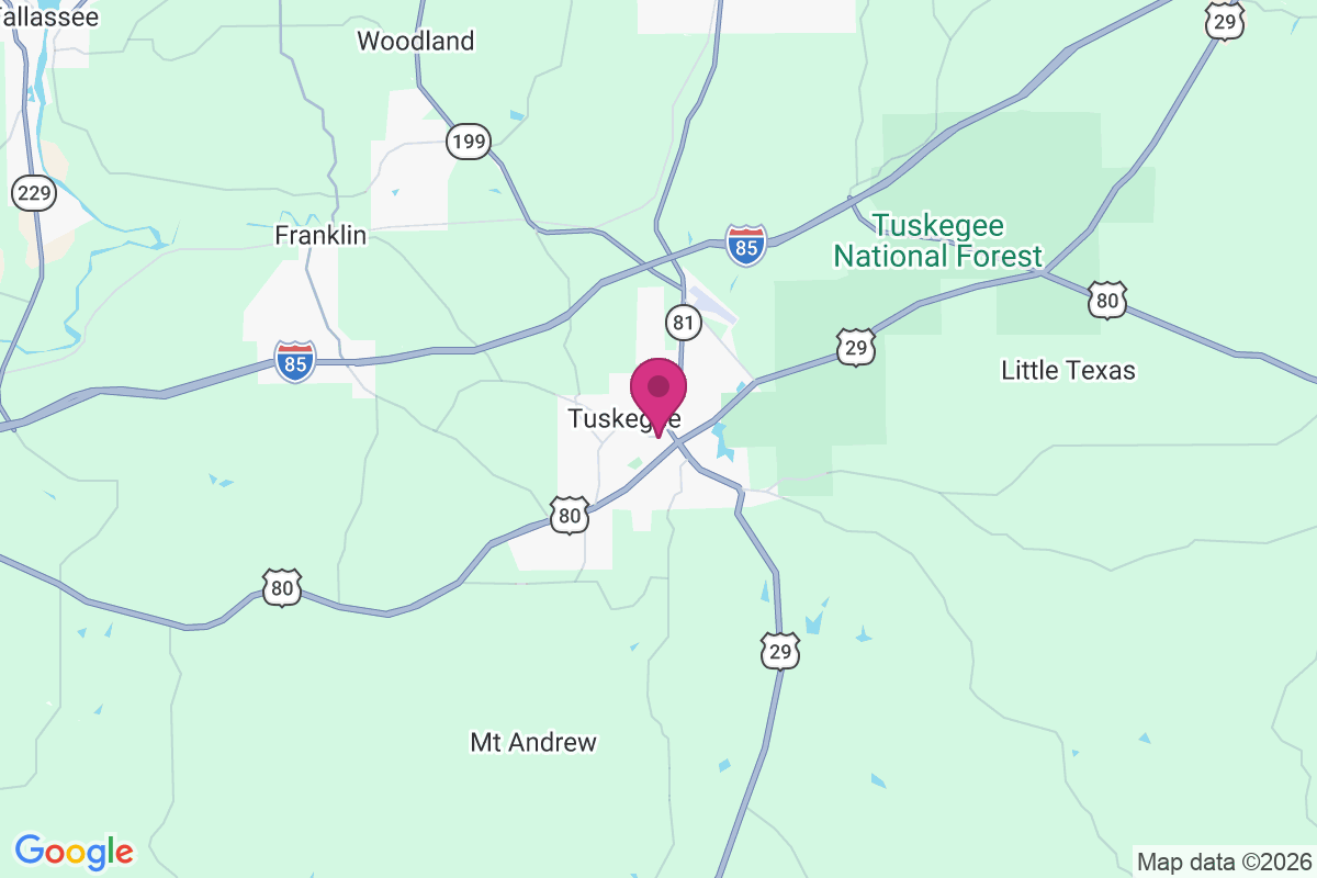 Tuskegee Institute map