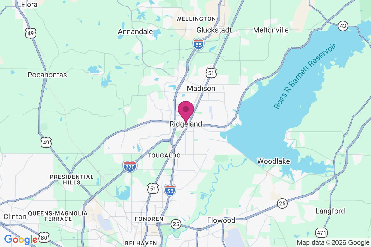 Ridgeland map
