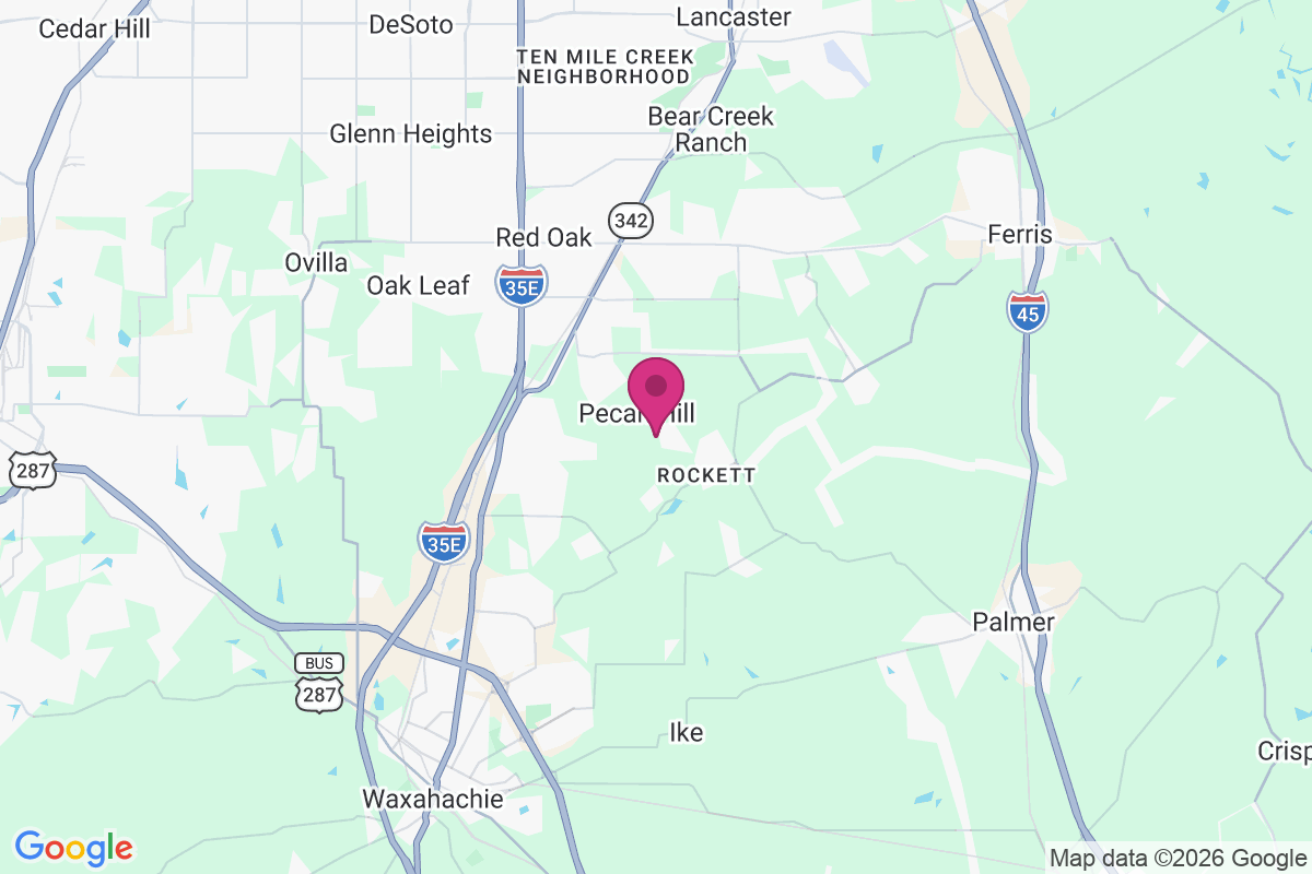 Pecan Hill map