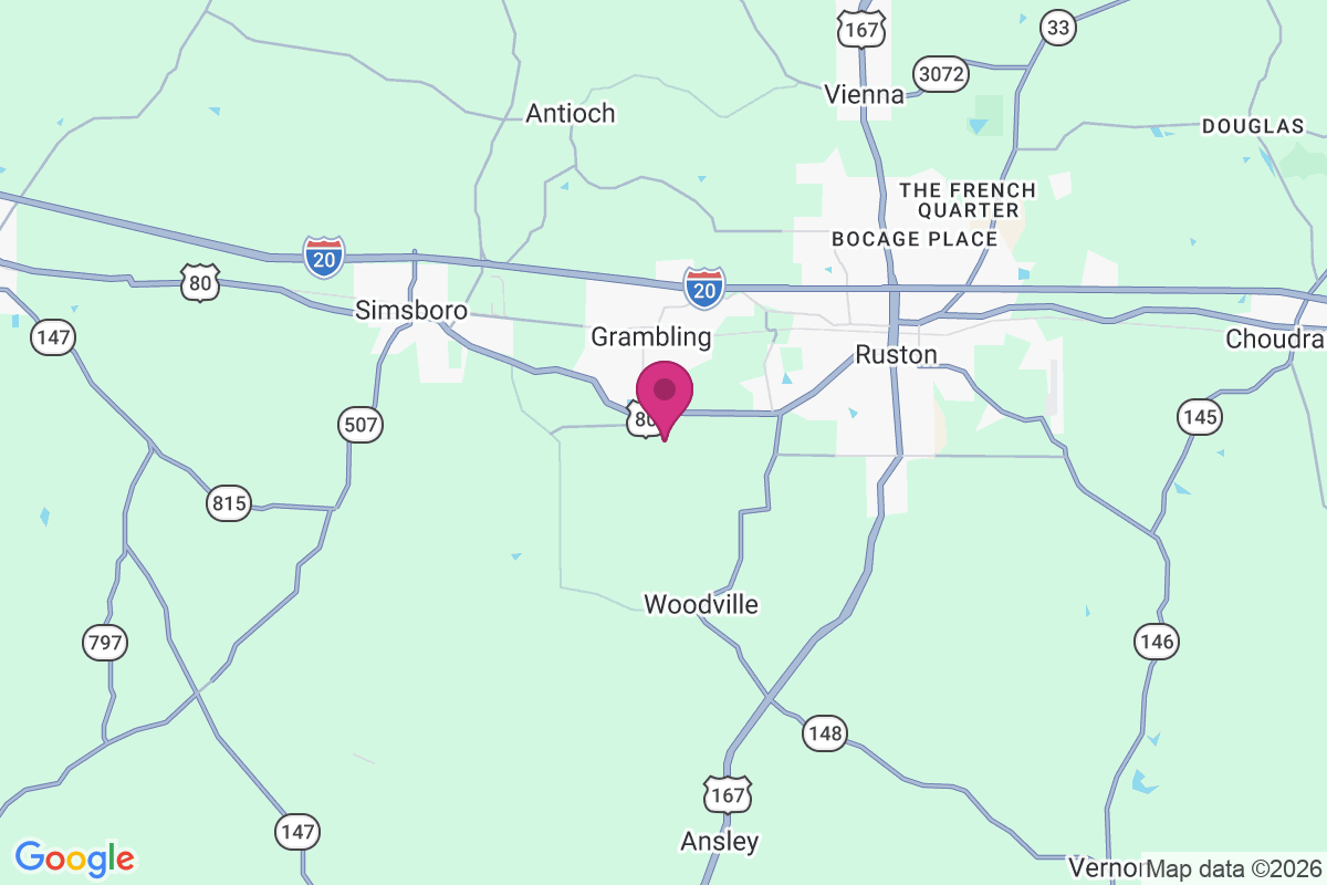 Grambling Corners map