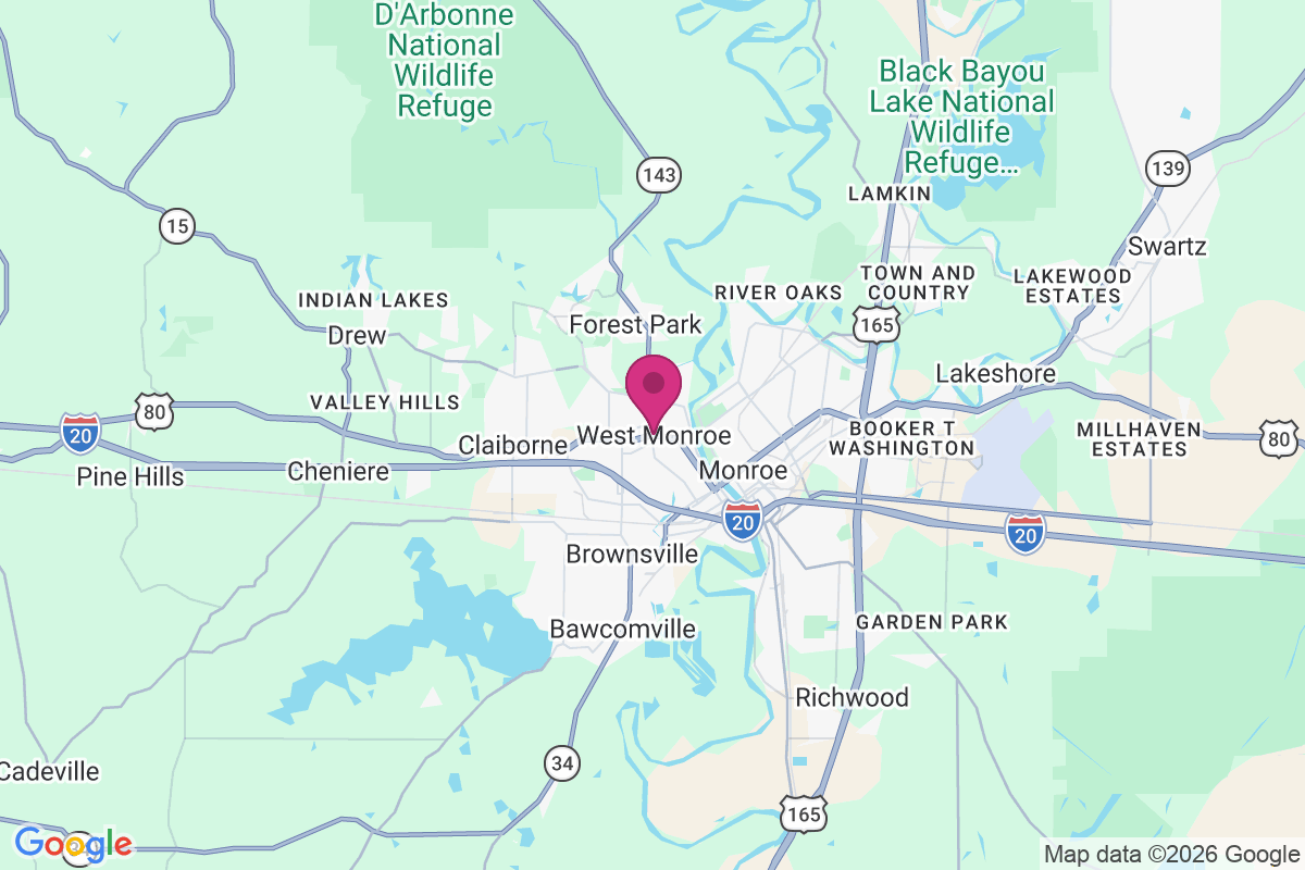 West Monroe map