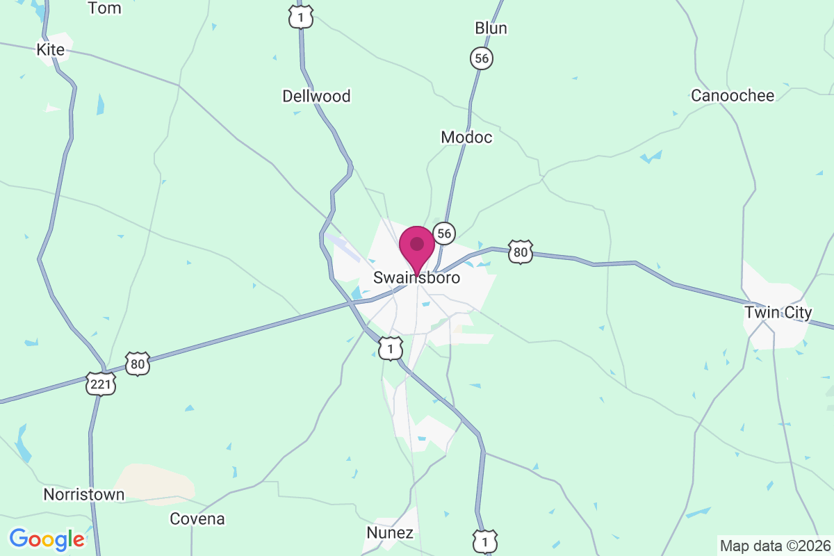 Swainsboro map