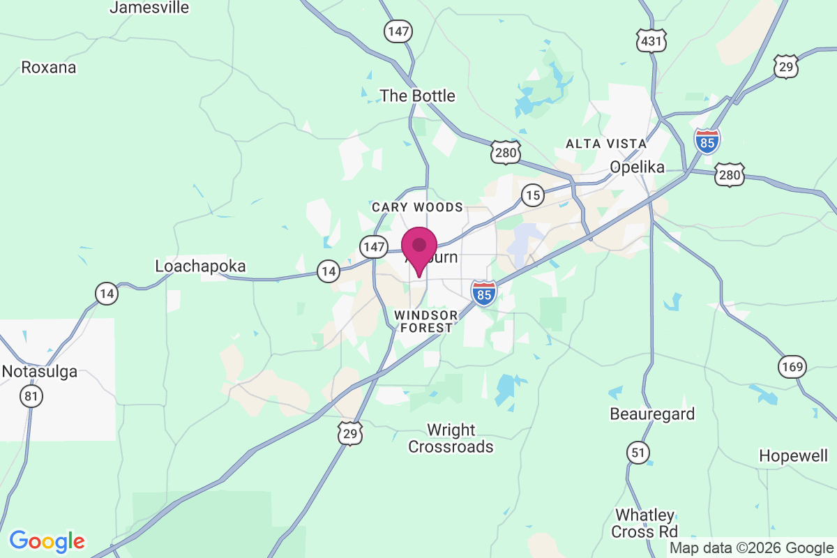 Auburn University map