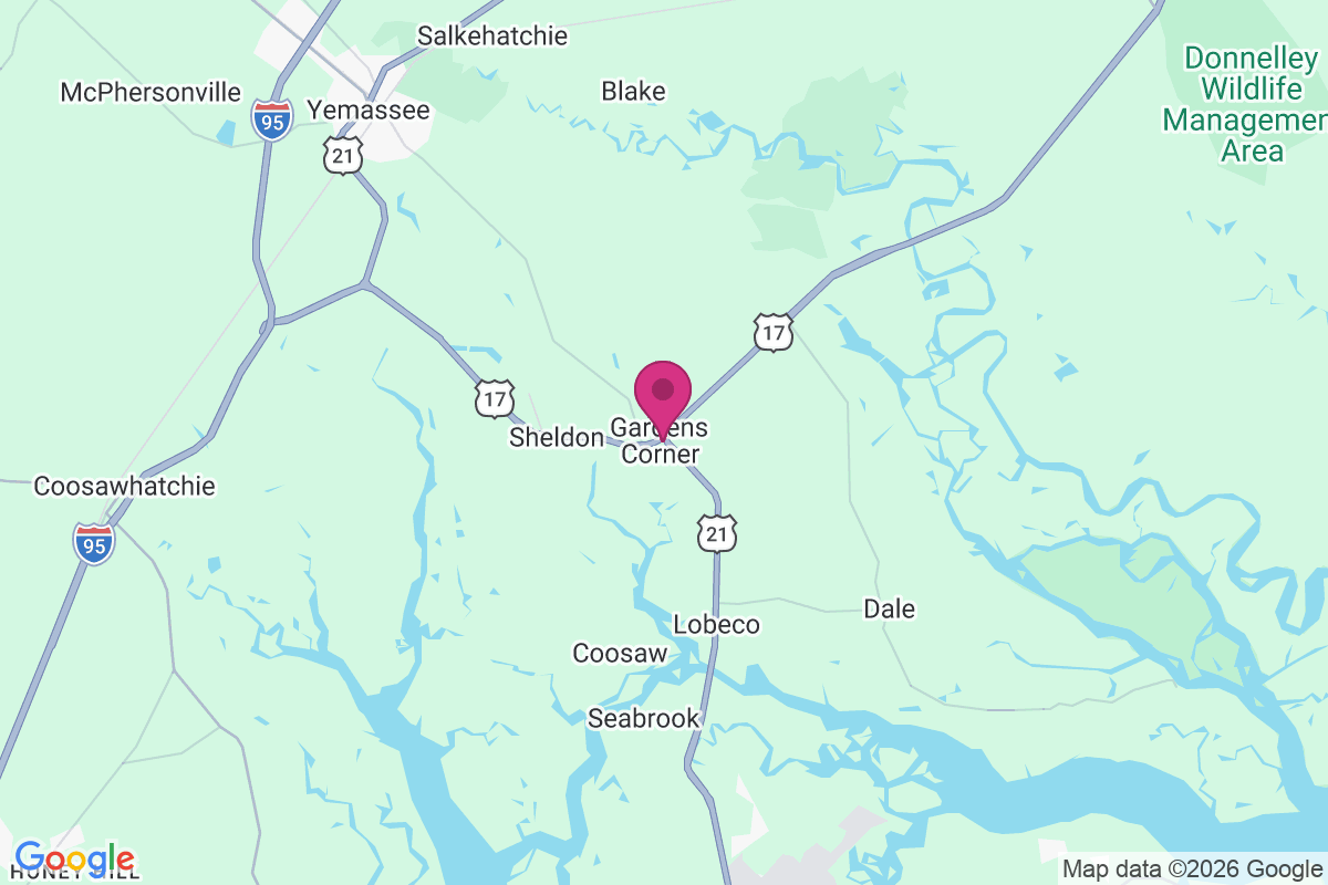 Gardens Corner map