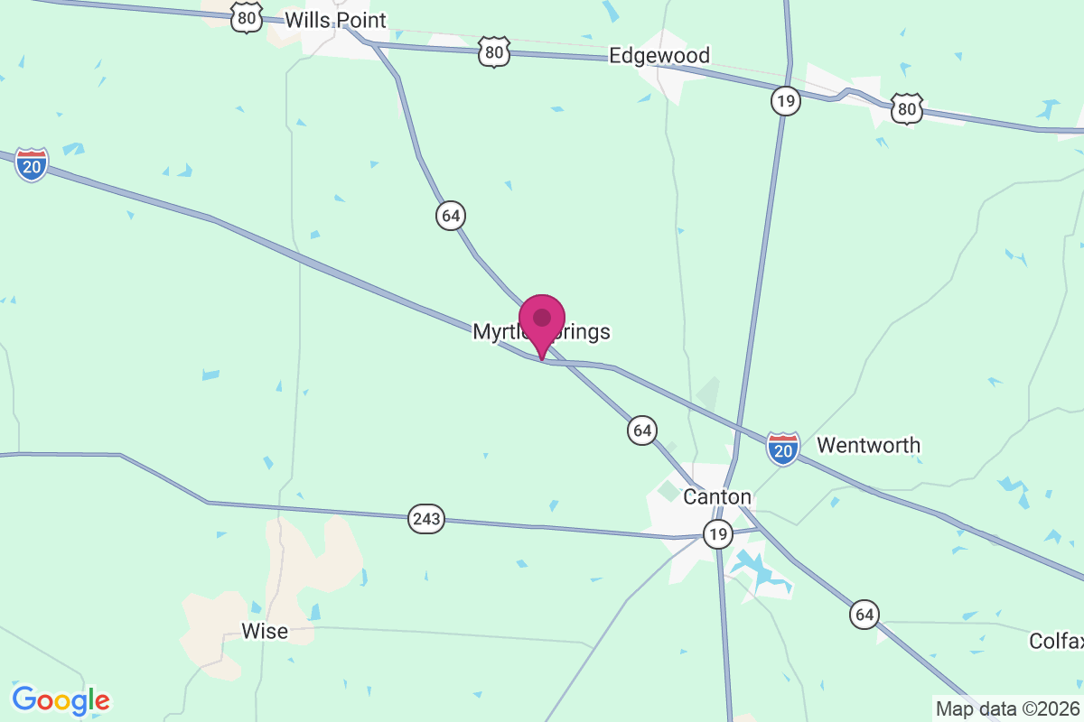 Myrtle Springs map
